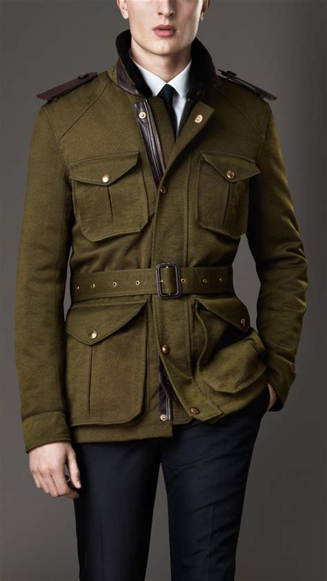 Burberry Military Jackets for Men for Sale 